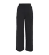 Varley Freesoft Wide-leg Sweatpants In Black