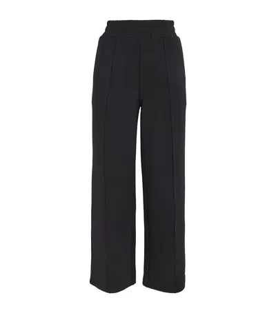 Varley Freesoft Wide-leg Sweatpants In Black