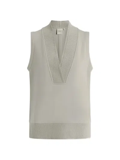 Varley Gracee V-neck Performance Tank In Gray