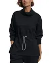 Varley Freya Drawcord Sweatshirt In Black
