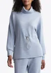 Varley Freya Drawcord Sweatshirt In Blue