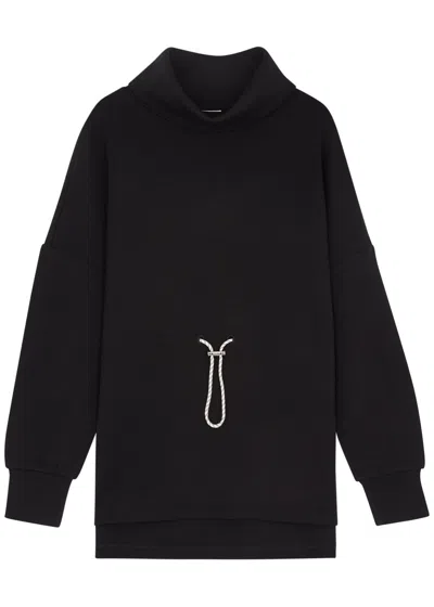 Varley Freya Stretch-jersey Sweatshirt In Black