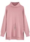Varley Freya Stretch-jersey Sweatshirt In Pink