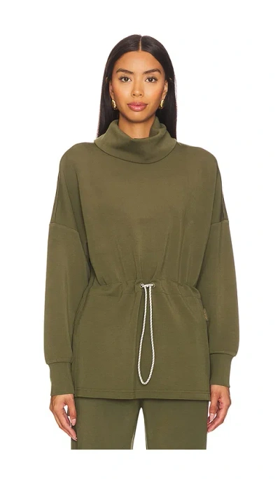 Varley Freya Sweatshirt In Olive Night