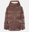 Varley Womens Fullerton Hooded Down-fill Ripstop Jacket French Roast In Brown