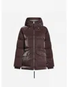 Varley Womens Fullerton Hooded Down-fill Ripstop Jacket French Roast