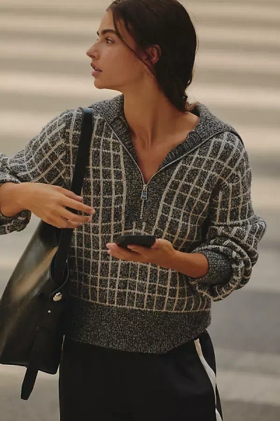 Varley Furley Half-zip Sweater In Multi