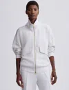 Varley Garcia Full Zip Sweatshirt In White