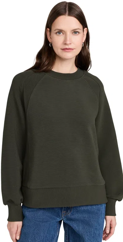 Varley Goulding Sweatshirt Dark Resin Green