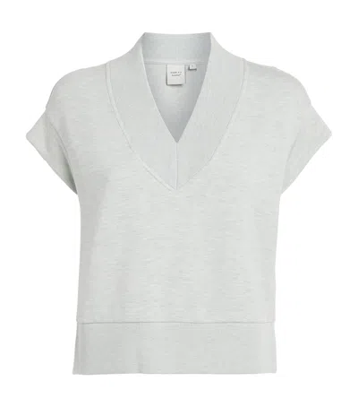Varley Gracee Short-sleeve Sweater In Green
