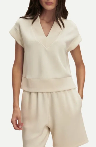 Varley Gracee V-neck Performance Tank In White