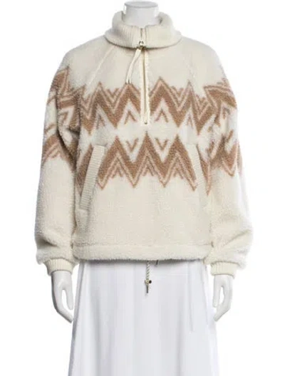Pre-owned Varley Graphic Print Jacket W/ Tags In Neutral