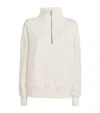 Varley Hawley High-neck Jersey Sweatshirt In Beige