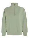 Varley Hawley Half-zip Sweatshirt In Green