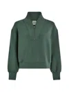 Varley Davidson Half-zip Stretch-jersey Sweatshirt In Green