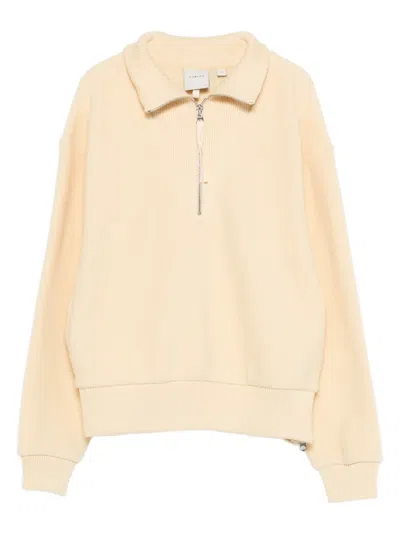 Varley Half Zip Sweatshirt In Neutral
