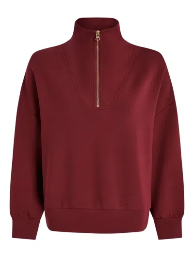 Varley Half-zip Sweatshirt In Red