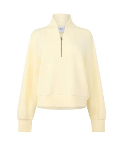 Varley Half-zip Sweatshirt In Neutral