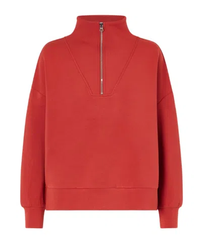 Varley Half-zip Sweatshirt In Red