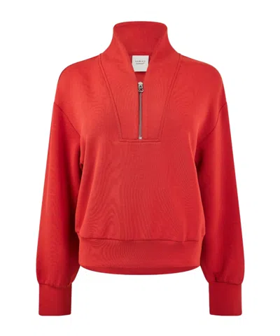 Varley Half-zip Sweatshirt In Red