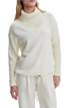 Varley Hannah Cowl Neck Sweatshirt In Neutral