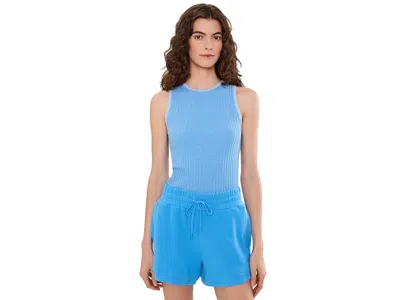 Varley Hanson Rib Knit Tank Women's Clothing Mist Blue: Xxs