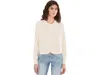 Varley Hartwell Button Through Sweat In Neutral