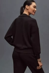 Varley Hawley Half-zip Sweatshirt In Black
