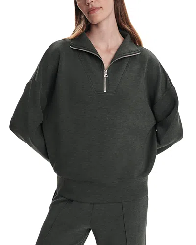 Varley Hawley Half Zip Sweatshirt In Black