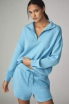 Varley Hawley Half-zip Sweatshirt In Blue