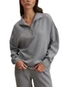 Varley Hawley Half-zip Sweatshirt In Gray