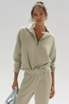 Varley Hawley Half-zip Sweatshirt In Green
