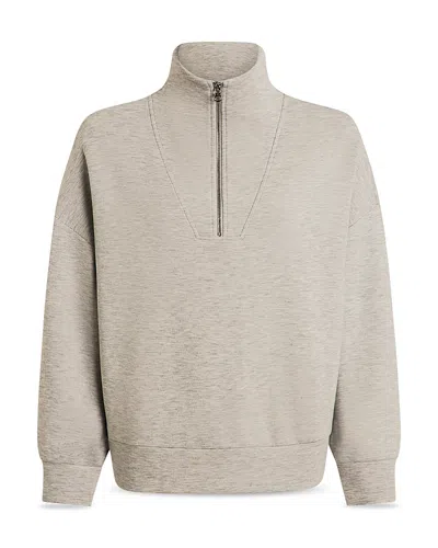 Varley Hawley Half Zip Sweatshirt In Neutral