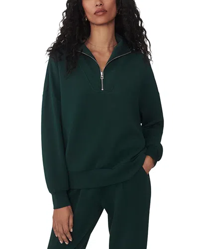 Varley Hawley Half Zip Sweatshirt In Green