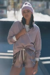 Varley Hawley Half-zip Sweatshirt In Purple