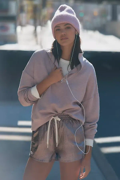 Varley Hawley Half-zip Sweatshirt In Purple