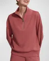 Varley Hawley Half-zip Sweatshirt In Withered R