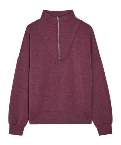 Varley Hawley Half-zip Stretch-jersey Sweatshirt In Multi