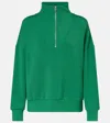 Varley Hawley Half Zip Sweatshirt Verdant Green In Green