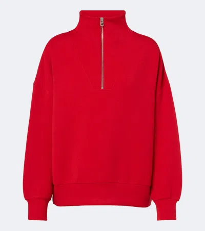Varley Hawley Jersey Sweatshirt In Red