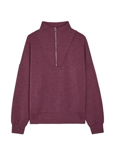 Varley Hawley Sweatshirt In Purple