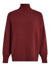 Varley Barker Turtleneck Sweatshirt In Burgundy