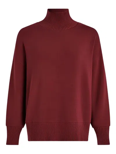 VARLEY HIGH-NECK RIBBED-HEM JUMPER