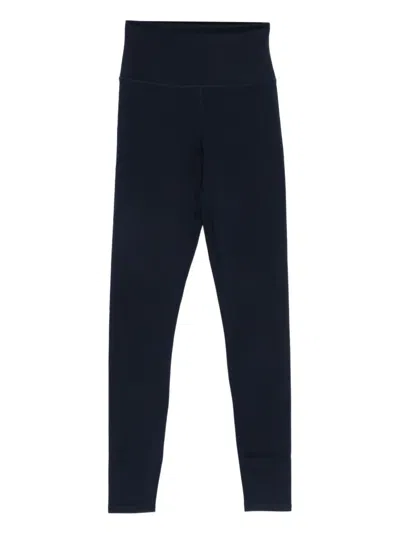 Varley Freesoft Cropped Stretch-jersey Leggings In Navy
