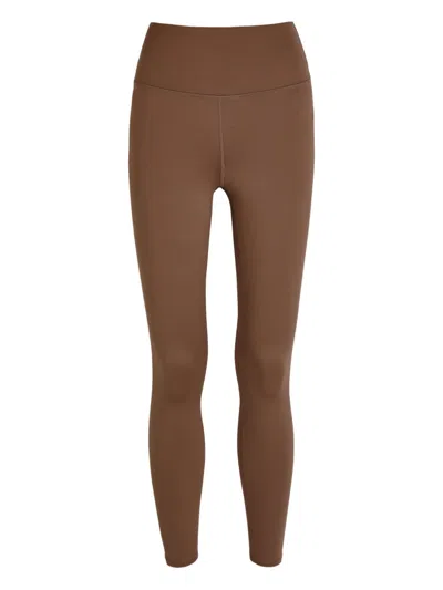Varley High-rise Leggings In Brown