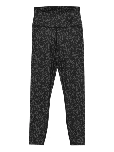 Varley High Rise Printed Leggings In Black