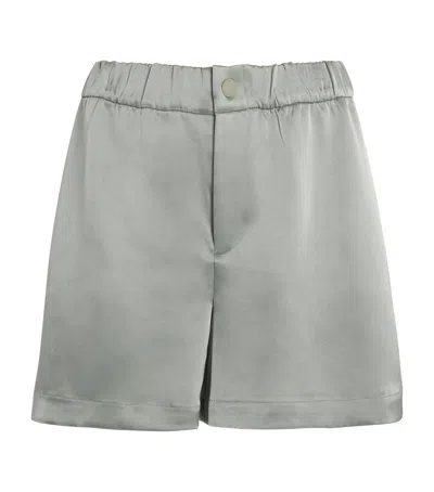 Varley High-rise Sarka Shorts In Gray