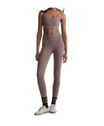 Varley High Waist Leggings In Brown