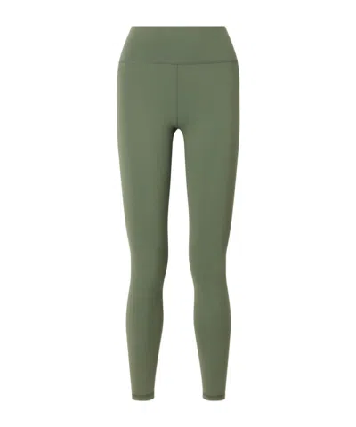 Varley High Waist Seamless Fitness Long Pants In Green