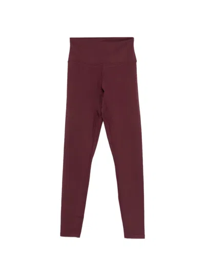 Varley High-waisted Performance Leggings In Burgundy